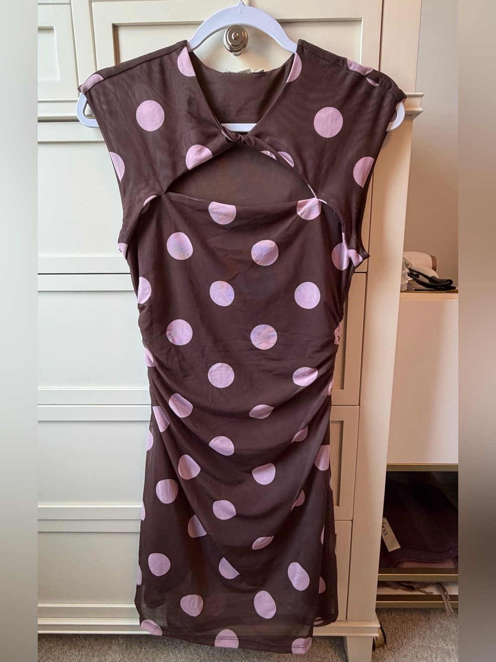 Stradivarius Polka Dot Dress